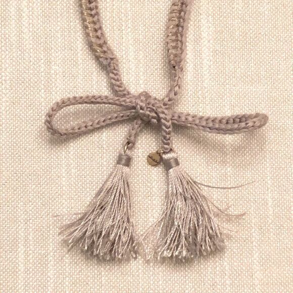 stella & dot | Samar Fringe Necklace | Adjustable - Picture 2 of 4